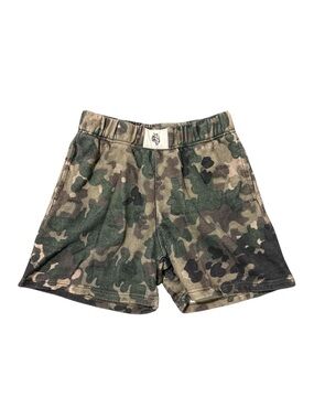Darc Sport Wolves Camo Print Cotton Shorts Size: Medium
